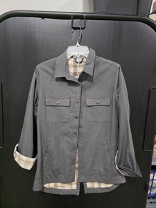 Vantage Womens Gray Shirt Jacket - Size S