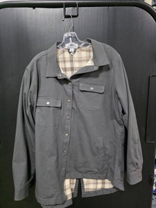 Vantage Womens Gray Shirt Jacket - Size XL