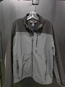 Free Country Mens GrayBlack Softshell Jacket - Size L