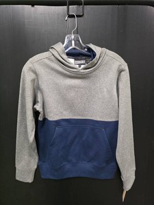 Pennant Sportswear Youth GrayNavy Hooded Pullover - Size YS