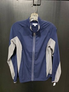 Augusta Sportswear Ladies NavyGray Full-Zip Jacket - Size XS