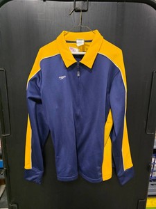Speedo NavyGold Full-Zip Track Jacket