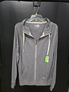 New Era Gray Zip Hoodie - Size S