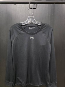 Under Armour HeatGear Black Long-Sleeve Shirt - Size S