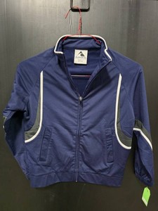 Augusta Sportswear Youth NavyWhite Full-Zip Jacket - Size S