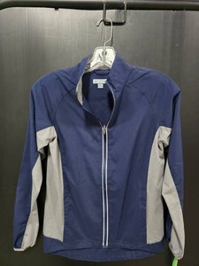 Augusta Sportswear Youth NavyGray Full-Zip Jacket - Size M