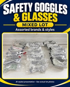 Mixed safety goggles and glasses - Gateway, iN-X, Crewsorb, Hyper Tough, ProVision and assorted styles
