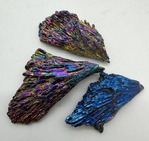 Iridescent Tourmaline Mineral Specimens (Lot of 3)