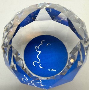 Disney Mickey Mouse Faceted Crystal-Style Paperweight
