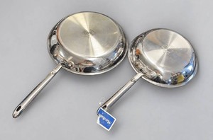 All-Clad D5 Stainless Steel Fry Pan Set, 10 in. & 12 in. (Lot of 2)
