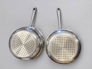 All-Clad Stainless Steel Universal Steamer With Handles (Lot of 2)