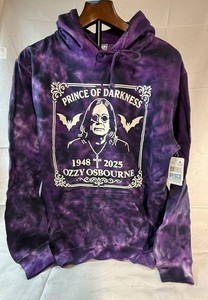 Ozzy Osbourne Prince of Darkness Hoodie Brisco B0500A Size M
