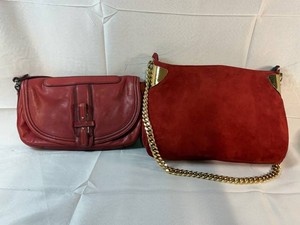 Vintage Sheldon Original & Calvin Klein Red Handbags (Lot of 2)