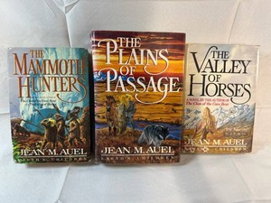 Jean M. Auel Earths Children Hardcover Novels (Lot of 3)