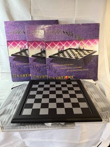 Resale Lot Great Creations Chess & Checker Boards (Lot of 3) New
