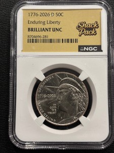 2026-D Enduring Liberty Half Dollar NGC Brilliant Uncirculated