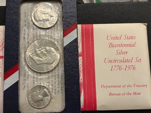 1976-S Bicentennial Silver Uncirculated Set