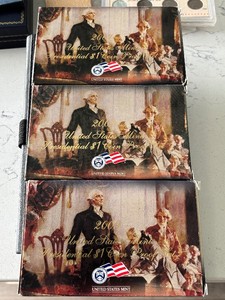 2007, 2008, 2009 Presidential Dollar Sets