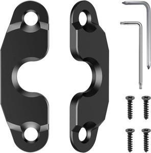 Upgraded Aluminum Alloy Sun Visor Repair Kit for Jeep, Veharvim Heavy Duty Sun Visor Clip Compatible with Jeep Wrangler JK 2018 JLWrangler 2018-2023 Gladiator 2020-2023