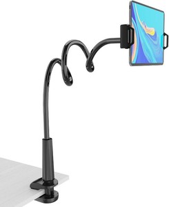 $26 MAGIPEA Gooseneck Tablet Holder for Bed, Reinforced Flexible Arm Tablet Stand with 360  Rotation, Hands-Free Clamp Mount for 4.7 13 iPad, Kindle, Galaxy Tab, Switch