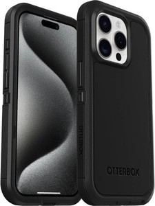 $50 OtterBox iPhone 15 Pro   Defender XT MagSafe Case - Black