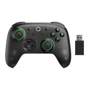 $30 8Bitdo Ultimate 2C Wireless Controller for Windows PC and Android, with 1000 Hz Polling Rate, Hall Effect Joysticks and Triggers, and Remappable L4R4 Bumpers (Transparent Black) (missing left joystick)