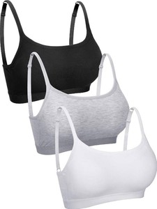 $22 Boao 3 Pcs Cami Bra for Women Padded Wireless Mini Bralettes Size XL