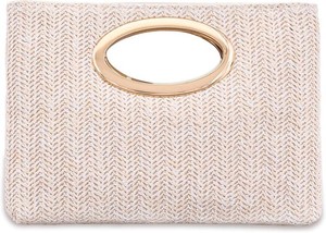Clutch Purses for Women, Womens Evening Handbags Crossbody Shoulder Handbags, Handle Straw Clutch for Women Summer Clutch Straw Evening Bag