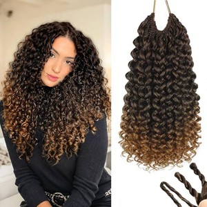 $36 120 Strands Curly Crochet Hair 14 in Gogo Curl Crochet Hair For Black Women
