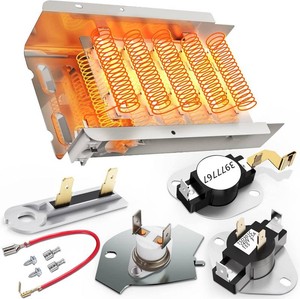 $37 UPGRADED 279838 Dryer Heating Element for Whirlpool Kenmore Maytag Amana Roper, Dryer Heating Element Parts Include Dryer Thermostat Thermal Fuse, Replaces 2406026 3403585 w10724237