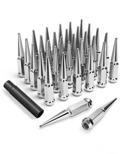 $60 916-18 Spike Lug Nuts for 1994-2011 Dodge Ram 2500 3500,2002-2010 Ram 1500