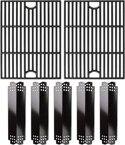 $57 Hisencn Cast Iron Grates & Porcelain Heat Plate for Nexgrill 45 Burner