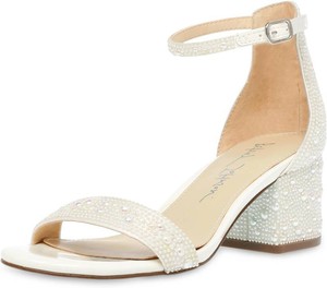 $109 Betsey Johnson Womens Mari Heeled Sandals Size 9.5