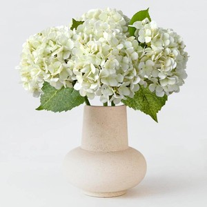 $28 20 inches 4 Pcs Ivory White Real Touch Hydrangea Artificial Flowers Boho Lifelike Real Looking Latex Hydrangeas Flower with Long Stem for Home Decor Spring Table Centrepiece