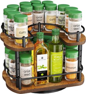 $50 SNTD Spice Organization for Cabinet, Lazy Susan Spice Rack, 10 in (missing screws and hex key)