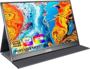 $50 MNN 15.6 FHD 60Hz Portable Monitor USB-C HDMI IPS HDR Gaming Laptop