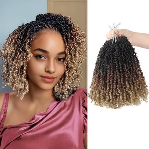 $24 Yanky Twist Crochet Hair,9 Pcs Yaki Passion Twist Braids T1B3027