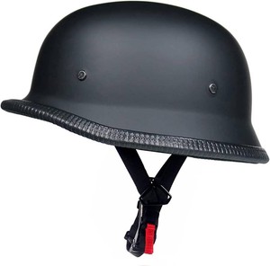 $36 Motorcycle Helmet, Aircraft Style, Black Size Medium