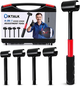 $25 4-in-1 Door Hinge Adjustment Tool for Residential & Commercial, Heavy Duty Gap Adjusting Wrench with Thread Design & Rubber Handle, 0.550.710.910.98