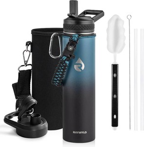 $33 RAYMYLO Insulated Water Bottle 24 oz, Triple Wall Vacuum Stainless Steel