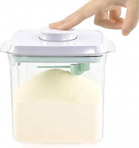 Formula Container for Baby Formula Dispenser with Scraper and Scoop One Button Handy 730g Milk Powder Container BPA-Free Airtight Formula Storage Containers 1700ml