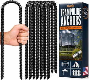 $27 Happin  12 Inch Trampoline Anchors, Ground Stakes, Trampoline Accessories
