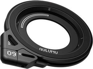 $46 Aulumu G09 Magnetic Ring Grip  Omnidirectional Rotation  MagSafe Compatible  Aluminium Alloy Construction  Stable Dual-Sided Magnetic Attachment  Includes Handle Ring Phone Stand- Black