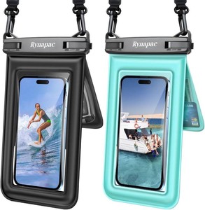 $30 Rynapac Double Space Floating Waterproof Phone Pouch Up to 8.5, 2 Pack