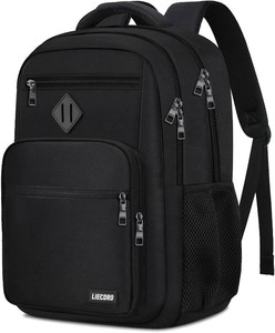 $46 Black Backpack for Men, School Backpack for Boy Teens