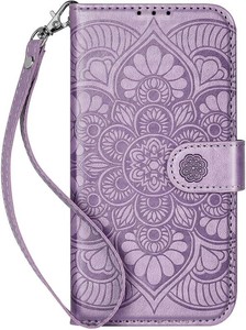 Wallet Case for iPhone 18 Pro & 17 Pro, 3 Card Holder, Light Purple