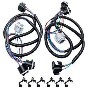 $28 2Pcs L&R Tail Light Lamp Wiring Harness for 2007-2014 Chevrolet Silverado