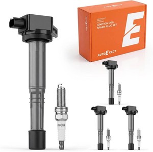 $67 Ignition Coil Pack UF602 Iridium Spark Plugs Set Fit for Honda Acura 2.4L