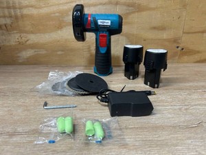 $48 SIEARPUORL Mini Angle Grinder for Home DIY - Cordless Tile Cutting, Wood Sanding & Rust Removal, 13-Piece Beginner Kit with 2 Batteries