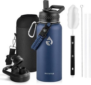 $39 RAYMYLO Insulated Water Bottle 32 oz, Triple Wall Vacuum Stainless Steel